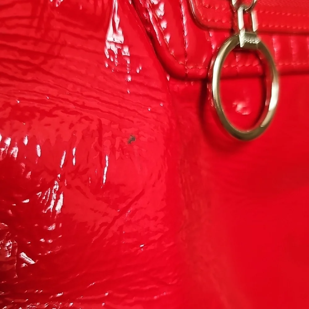 Coach 2011 Red Patent Leather Tote